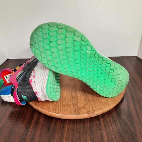 New Balance Pink and Orange Athletic Shoes with Dynamic Design - Picture 8 of 10